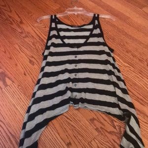 Button up loose fit tank